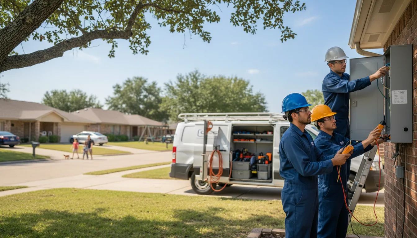 Certified electrician providing emergency electrical services in Homer, GA